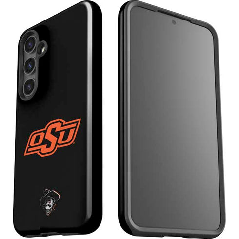 Oklahoma State University OSU on Black Galaxy S25 Impact Case